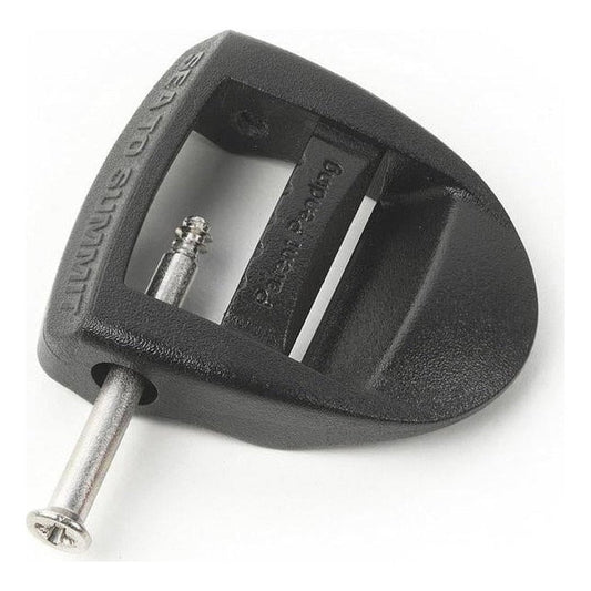 A close-up of the Sea To Summit Ladder Lock Repair Buckle with 1 Removable Pin showing the metal pin and black plastic buckle against a white background.