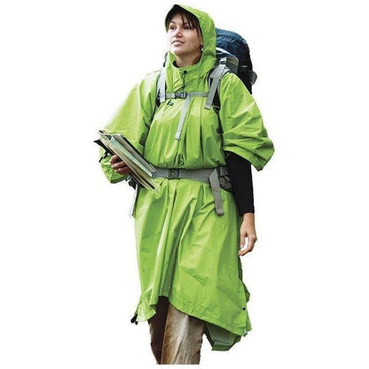 Sea To Summit Nylon Tarp/Poncho-Camping - Tents & Shelters - Tarps & Shelters-Green-Appalachian Outfitters
