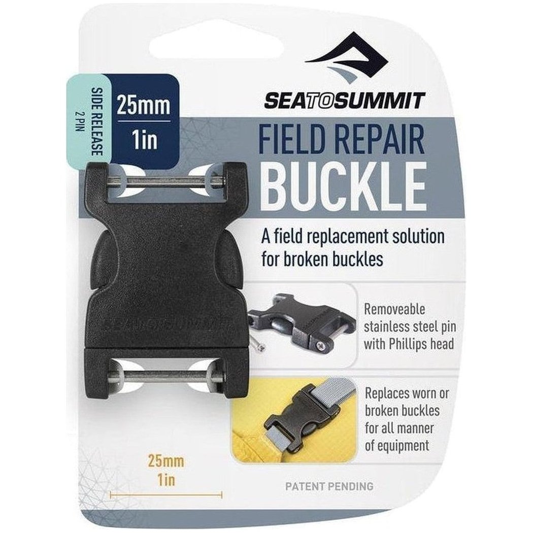 Sea To Summit Side Release Repair Buckle with 2 Removable Pins-Camping - Accessories - Cleaning & Maintenance-1" - 25mm-Appalachian Outfitters