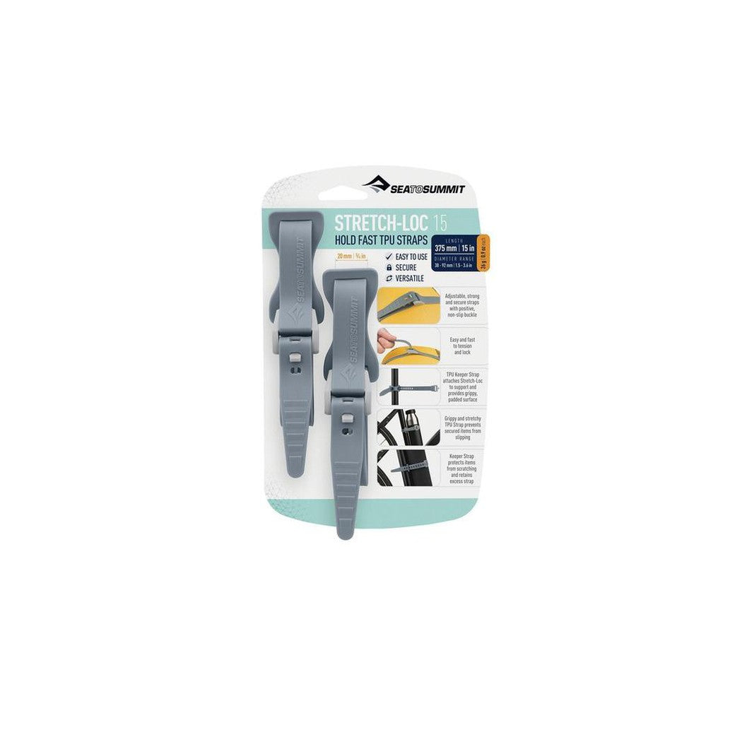 Sea To Summit Stretch-Loc TPU Straps 2 Pack-Camping - Accessories-15 Inch-Dusk-Appalachian Outfitters