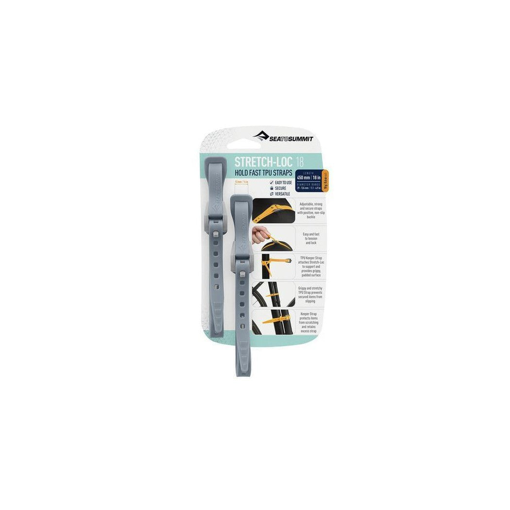 Sea To Summit Stretch-Loc TPU Straps 2 Pack-Camping - Accessories-18 Inch-Dusk-Appalachian Outfitters