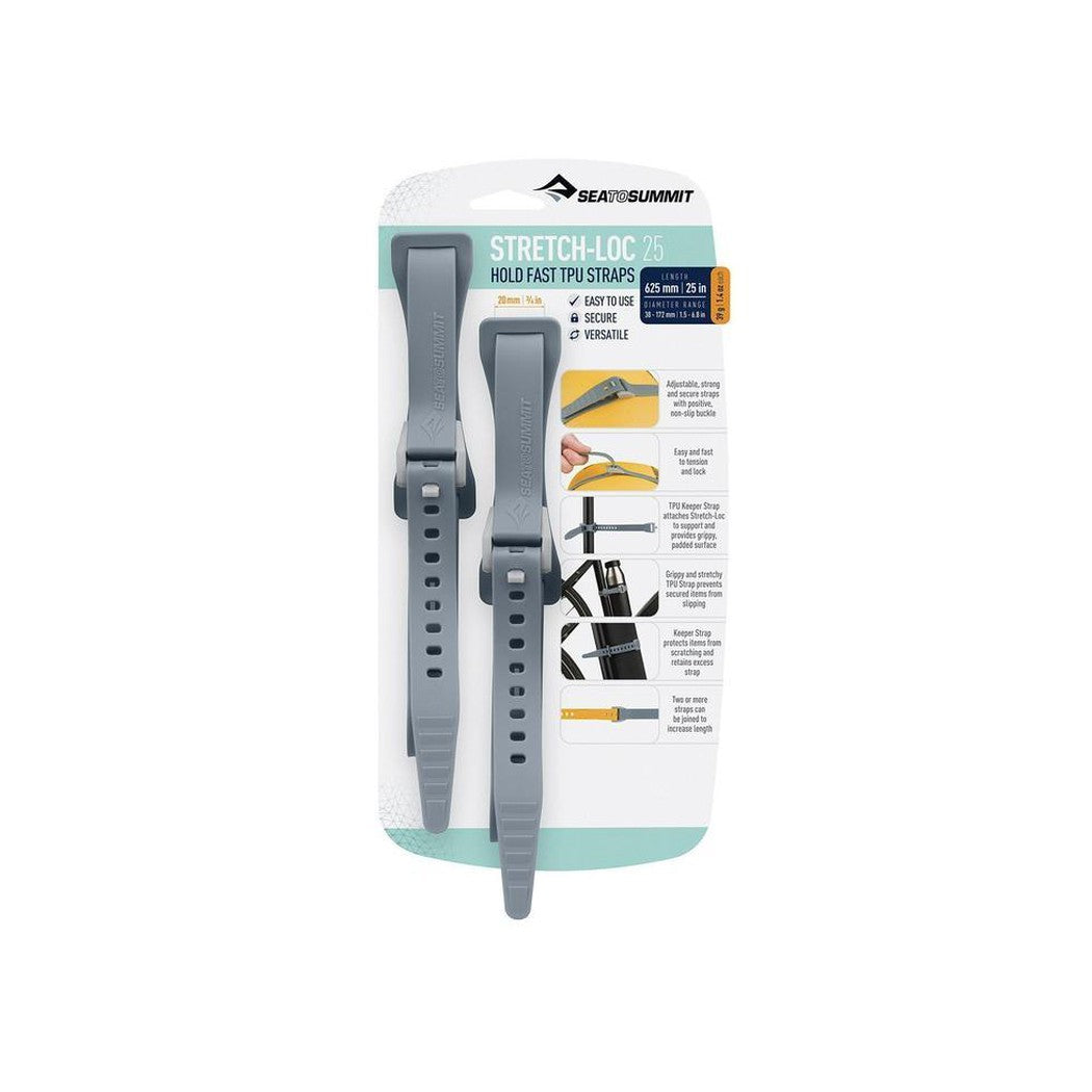 Sea To Summit Stretch-Loc TPU Straps 2 Pack-Camping - Accessories-25 Inch-Dusk-Appalachian Outfitters