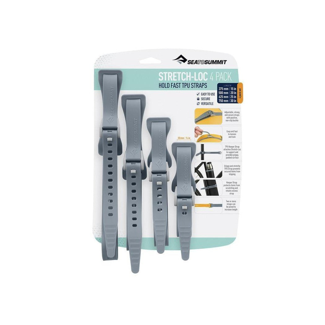 Sea To Summit Stretch-Loc TPU Straps Set - 4 Pack-Camping - Accessories-Dusk-Appalachian Outfitters