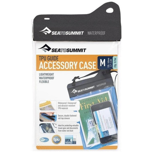 Sea To Summit TPU Accessory Case-Paddle Sports - Dry Bags - Cases-Medium-Black-Appalachian Outfitters
