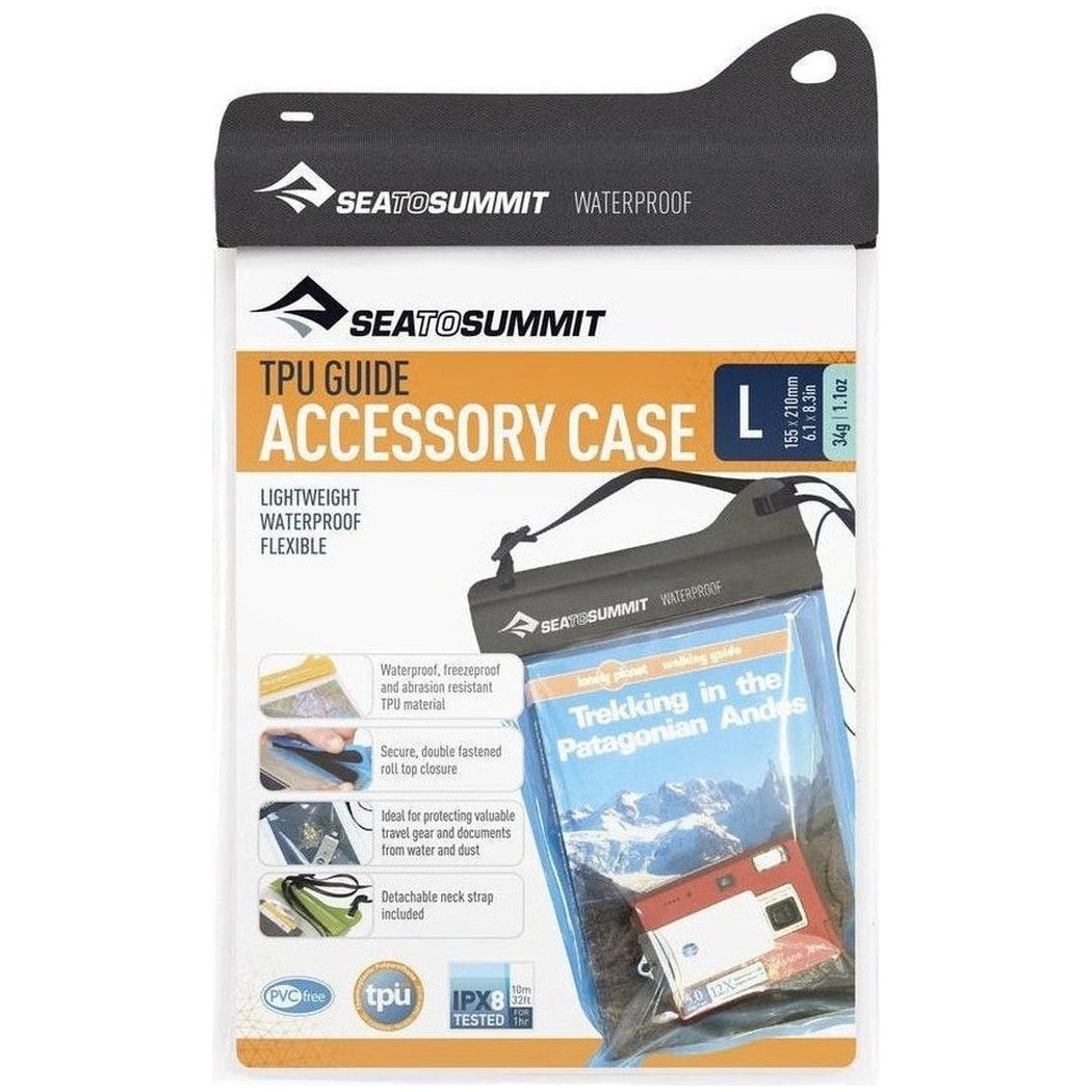 Sea To Summit TPU Accessory Case-Paddle Sports - Dry Bags - Cases-Large-Black-Appalachian Outfitters