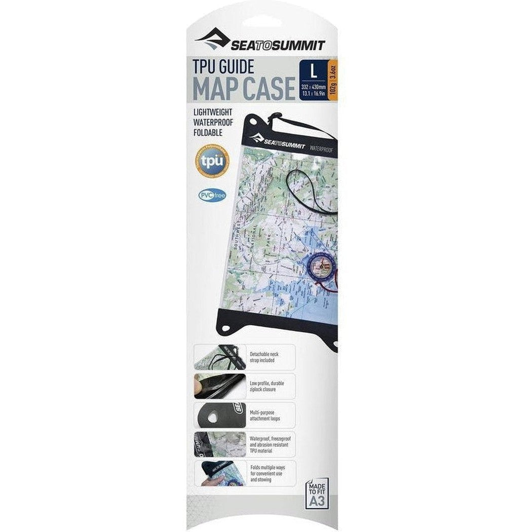 Sea To Summit TPU Guide Map Case-Camping - Accessories - Compasses & Navigation-Large-Appalachian Outfitters