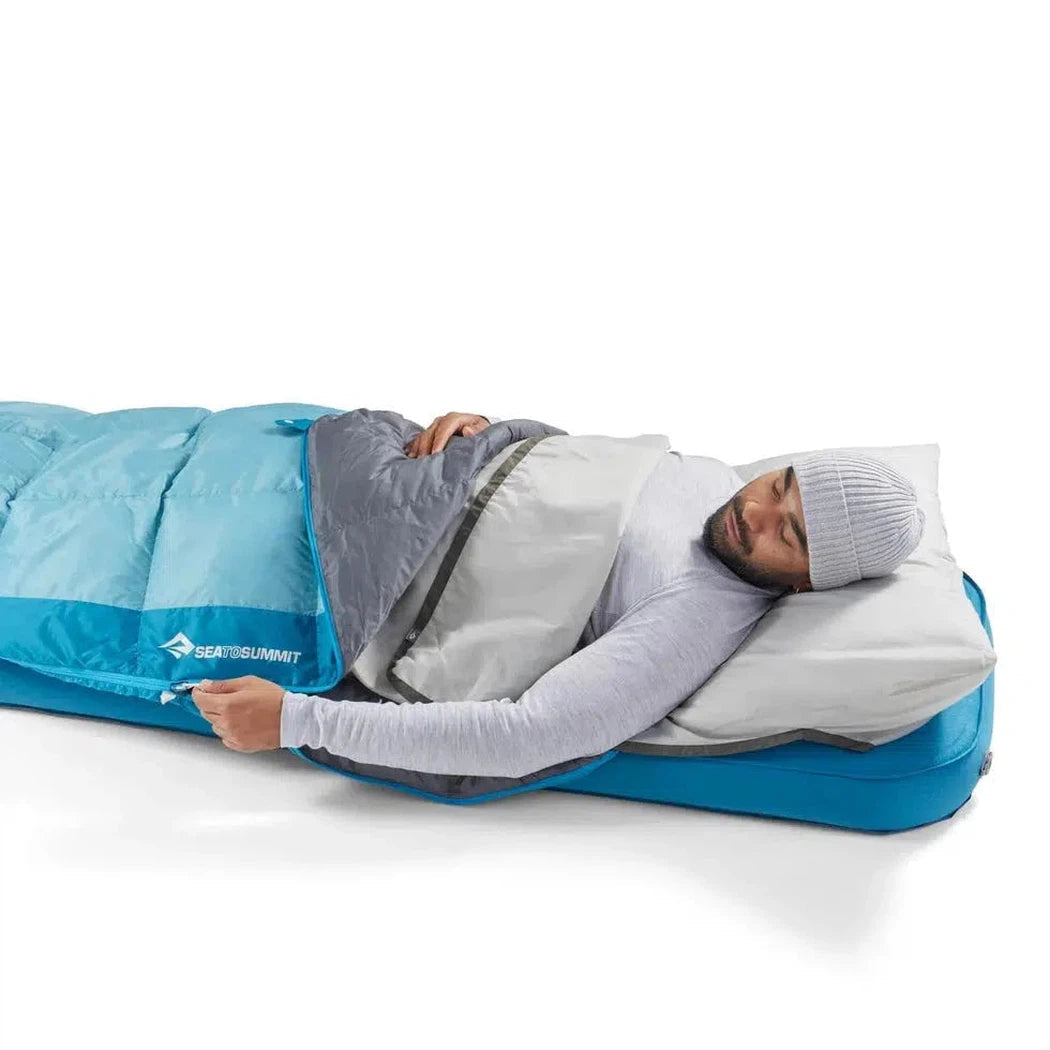 Sea To Summit Traveller Down Sleeping Bag Unisex 45F | 7C-Camping - Sleeping Bags - Down-Appalachian Outfitters
