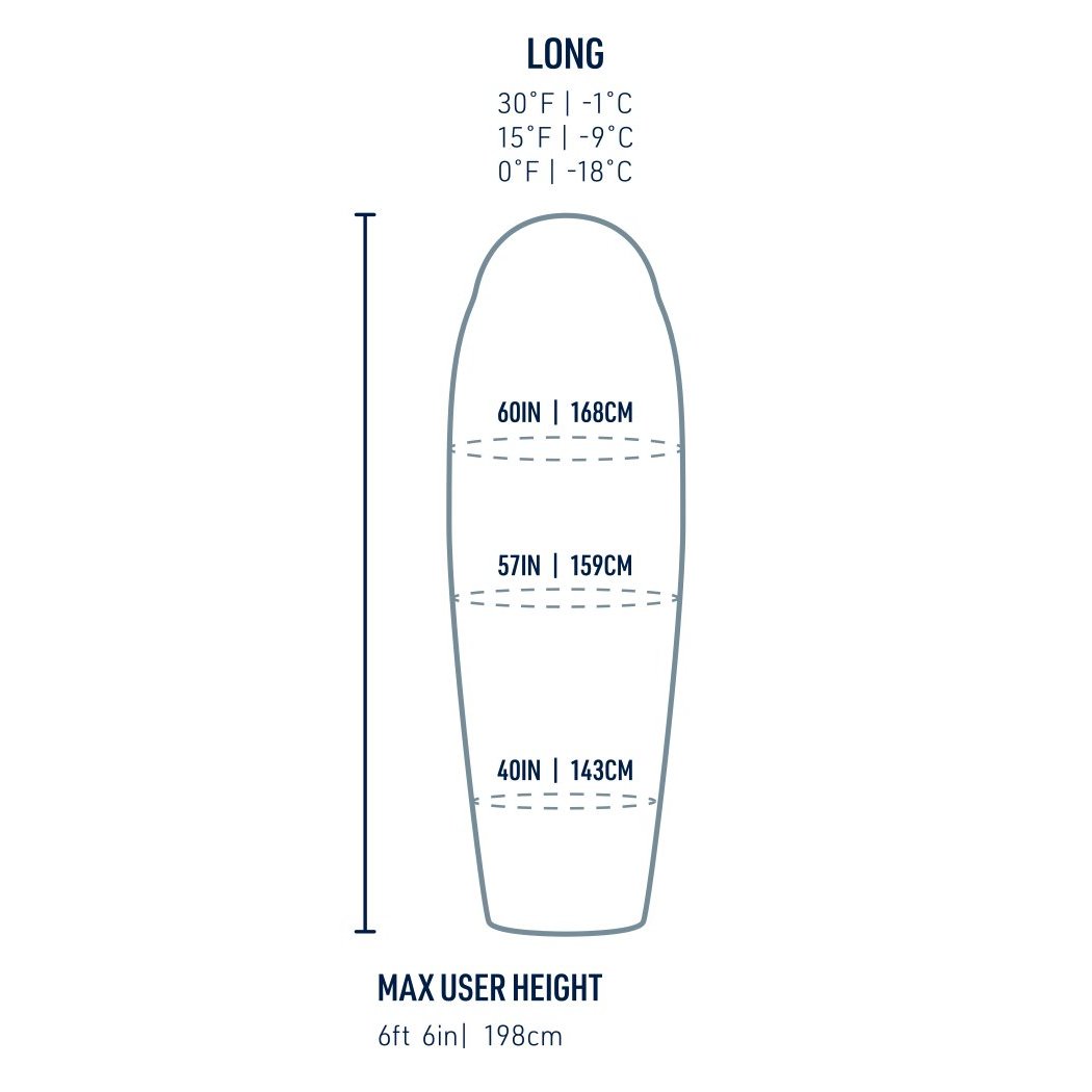 Sea To Summit Trek Down Sleeping Bag Unisex 30F | -1C-Camping - Sleeping Bags - Down-Appalachian Outfitters