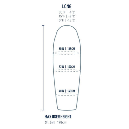 Sea To Summit Trek Down Sleeping Bag Unisex 30F | -1C-Camping - Sleeping Bags - Down-Appalachian Outfitters