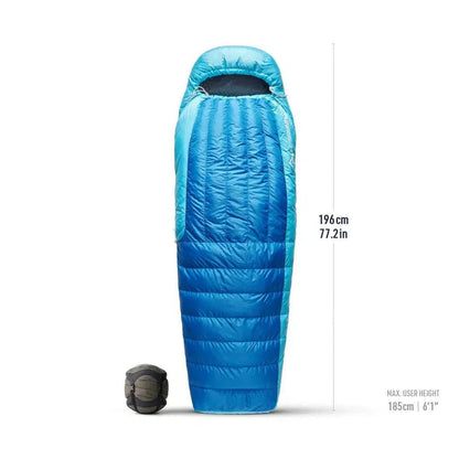 Sea To Summit Trek Down Sleeping Bag Unisex 30F | -1C-Camping - Sleeping Bags - Down-Regular-Snorkel Blue-Appalachian Outfitters