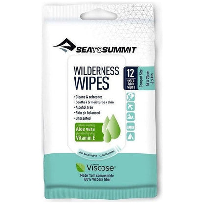 Sea To Summit Wilderness Wipes-Camping - Health & Safety - Hygiene-12 Pack-Appalachian Outfitters