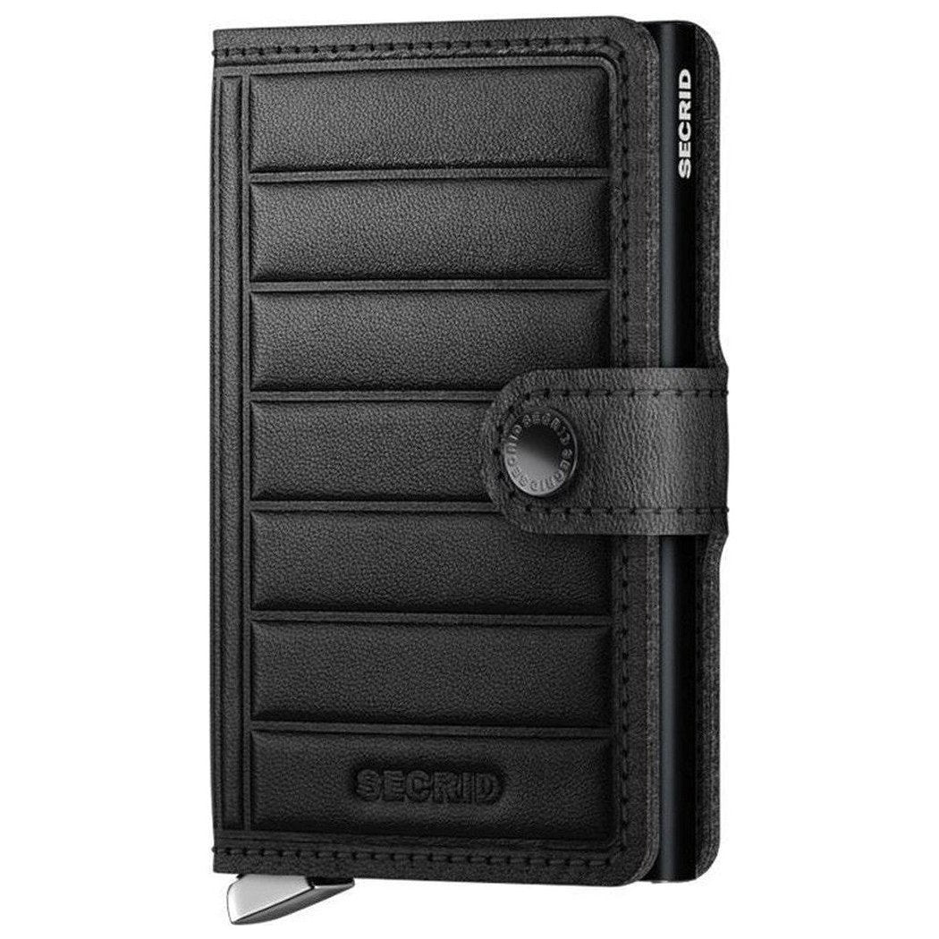 SECRID Mini Wallet - Emboss Lines-Accessories - Wallets-Black-Appalachian Outfitters