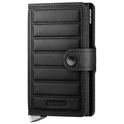 SECRID Mini Wallet - Emboss Lines-Accessories - Wallets-Black-Appalachian Outfitters