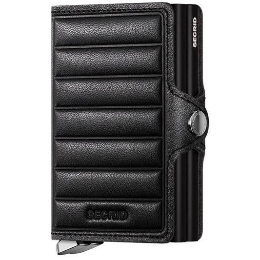 SECRID Twin Wallet - Emboss Lines-Accessories - Wallets-Black-Appalachian Outfitters