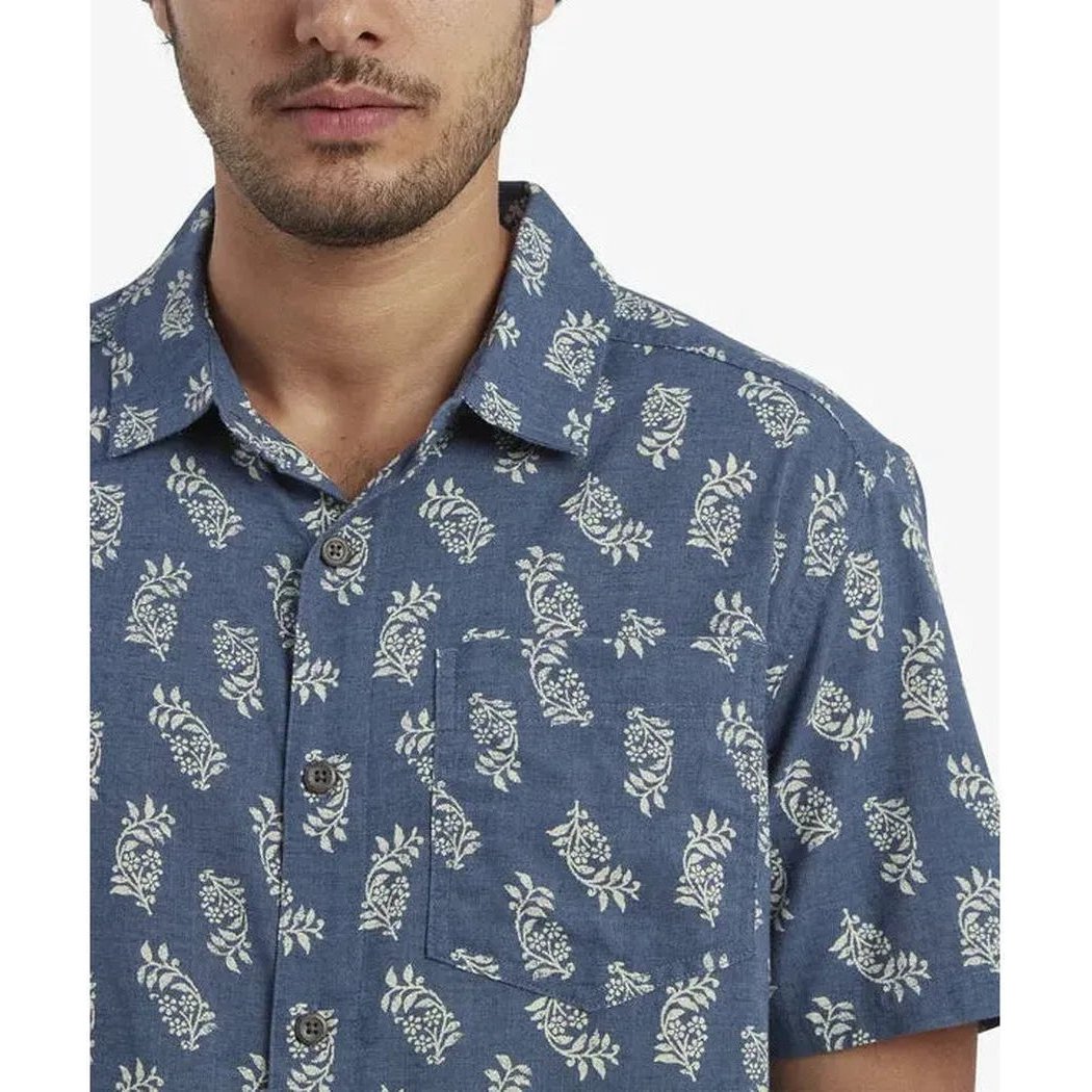 Sherpa Adventure Gear Men's Indi Floral Short Sleeve Shirt-Men's - Clothing - Tops-Appalachian Outfitters