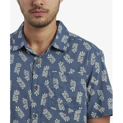 Sherpa Adventure Gear Men's Indi Floral Short Sleeve Shirt-Men's - Clothing - Tops-Appalachian Outfitters