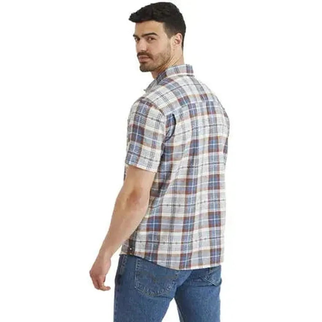 Sherpa Adventure Gear Men's Jampa Plaid Short Sleeve Shirt-Men's - Clothing - Tops-Appalachian Outfitters