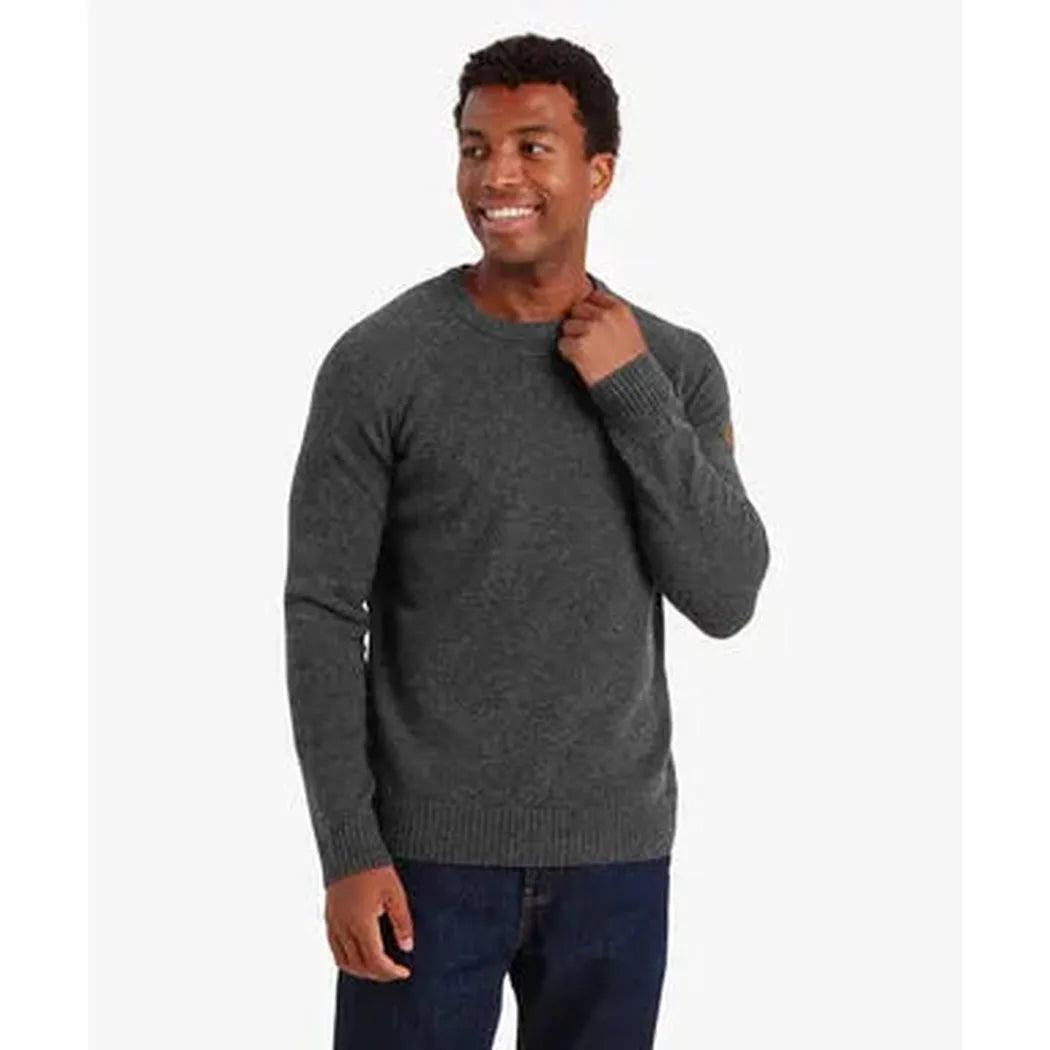 Sherpa Adventure Gear Men's Kangtega Crew Sweater-Men's - Clothing - Tops-Charcoal-M-Appalachian Outfitters