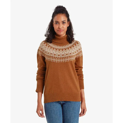 Sherpa Adventure Gear Samples - Women's Camkilo Roll Neck Sweater-Women's - Clothing - Tops-Mocha-S-Appalachian Outfitters