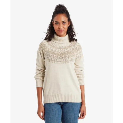 Sherpa Adventure Gear Samples - Women's Camkilo Roll Neck Sweater-Women's - Clothing - Tops-Ecru-S-Appalachian Outfitters