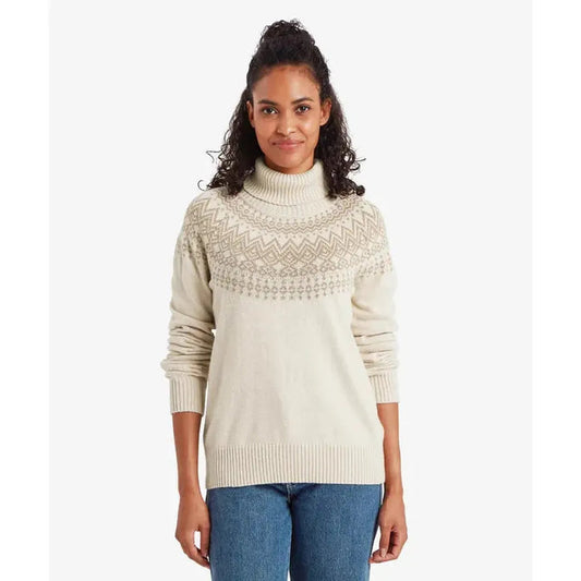 Sherpa Adventure Gear Samples - Women's Camkilo Roll Neck Sweater-Women's - Clothing - Tops-Ecru-S-Appalachian Outfitters
