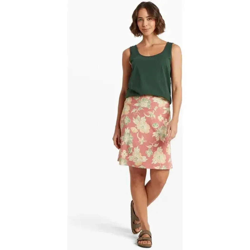 Sherpa Adventure Gear Women's Padma Pull On Skirt-Women's - Clothing - Skirts/Skorts-Floral Brick Dust Floral-S-Appalachian Outfitters