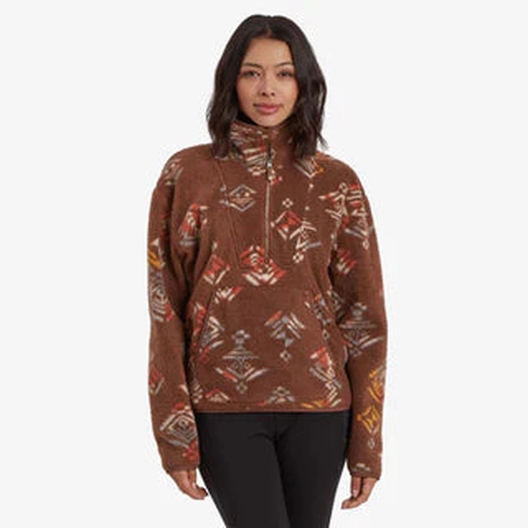 Sherpa Adventure Gear Women's Uddesya Eco 1/4 Zip-Women's - Clothing - Jackets & Vests-Cappuccino Yathra-S-Appalachian Outfitters