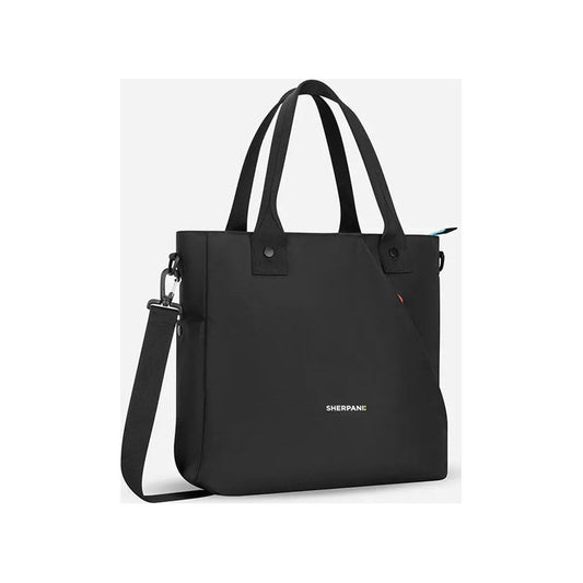 A front view of the Sherpani Jetsetter Tote in Chromatic with dual handles and an adjustable shoulder strap against a light background.