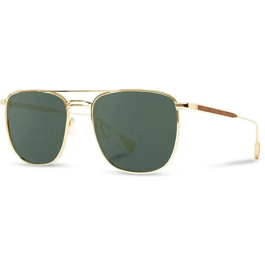 Shwood Ashland-Accessories - Eyewear - Sunglasses-Gold // Walnut-G15 Polarized-Appalachian Outfitters