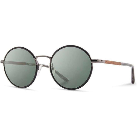 Shwood Hawthorne-Accessories - Eyewear - Sunglasses-Black Chrome // Mahogany-G15 Polarized-Appalachian Outfitters