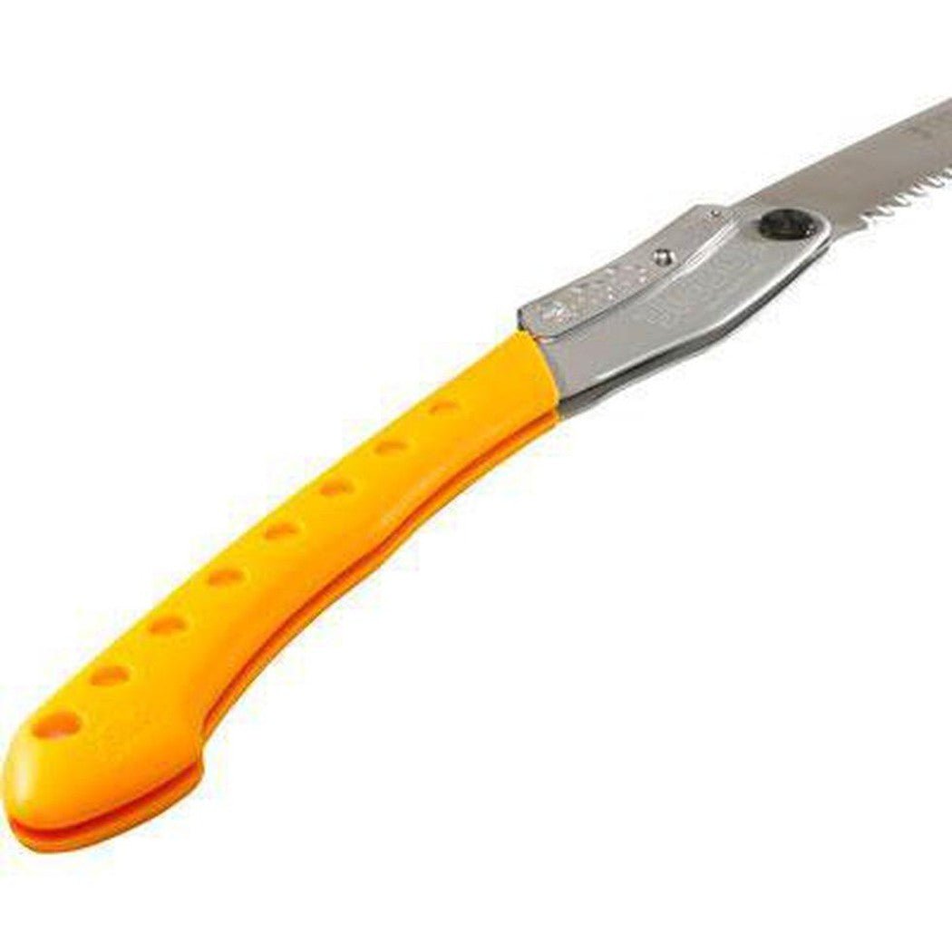 A side view of the Silky BIGBOY 2000, 360mm (XL Teeth) with a yellow handle and silver metal body against a white background.