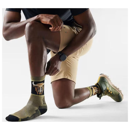 Smartwool Hike Light Cushion Bision Crew Socks-Accessories - Socks - Unisex-Appalachian Outfitters