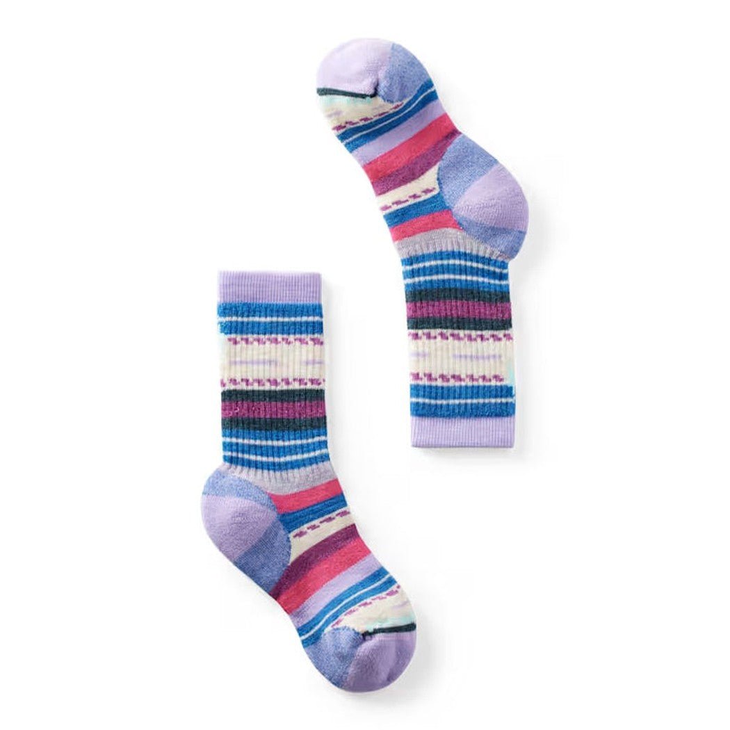Smartwool Kids' Hike Margarita Crew Socks-Accessories - Socks - Kids-Ultra Violet-S-Appalachian Outfitters