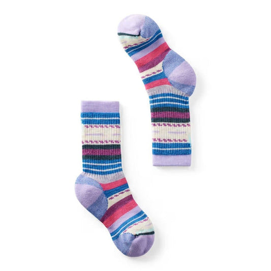 Smartwool Kids' Hike Margarita Crew Socks-Accessories - Socks - Kids-Ultra Violet-S-Appalachian Outfitters