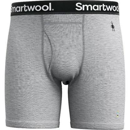 Smartwool Men's Active Boxer Brief Boxed-Men's - Clothing - Underwear-Medium Gray Heather-M-Appalachian Outfitters