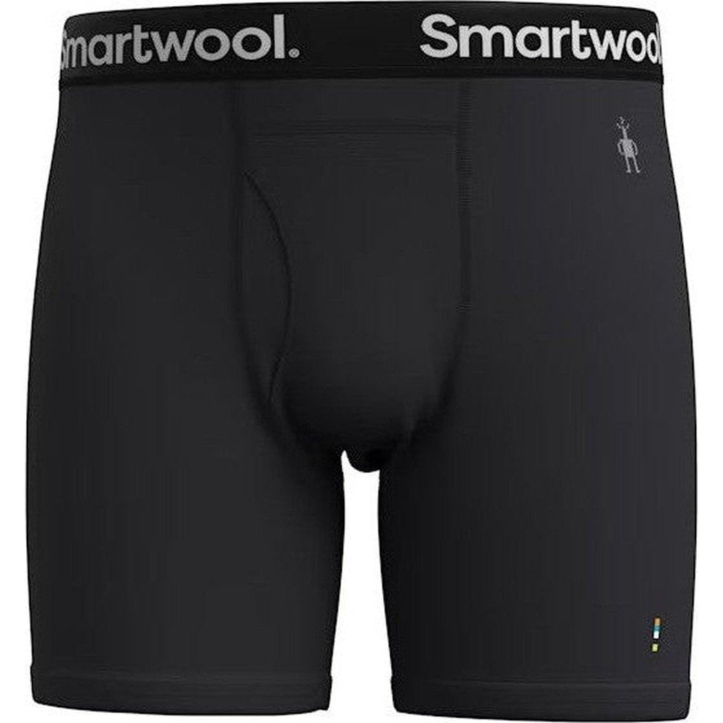 Smartwool Men's Active Boxer Brief Boxed-Men's - Clothing - Underwear-Black-M-Appalachian Outfitters