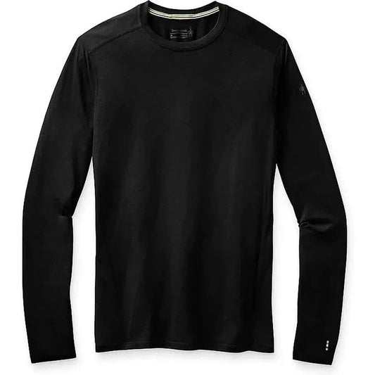 Smartwool Men's Classic All-Season Merino Base Layer Long Sleeve-Men's - Clothing - Baselayer-Black-S-Appalachian Outfitters