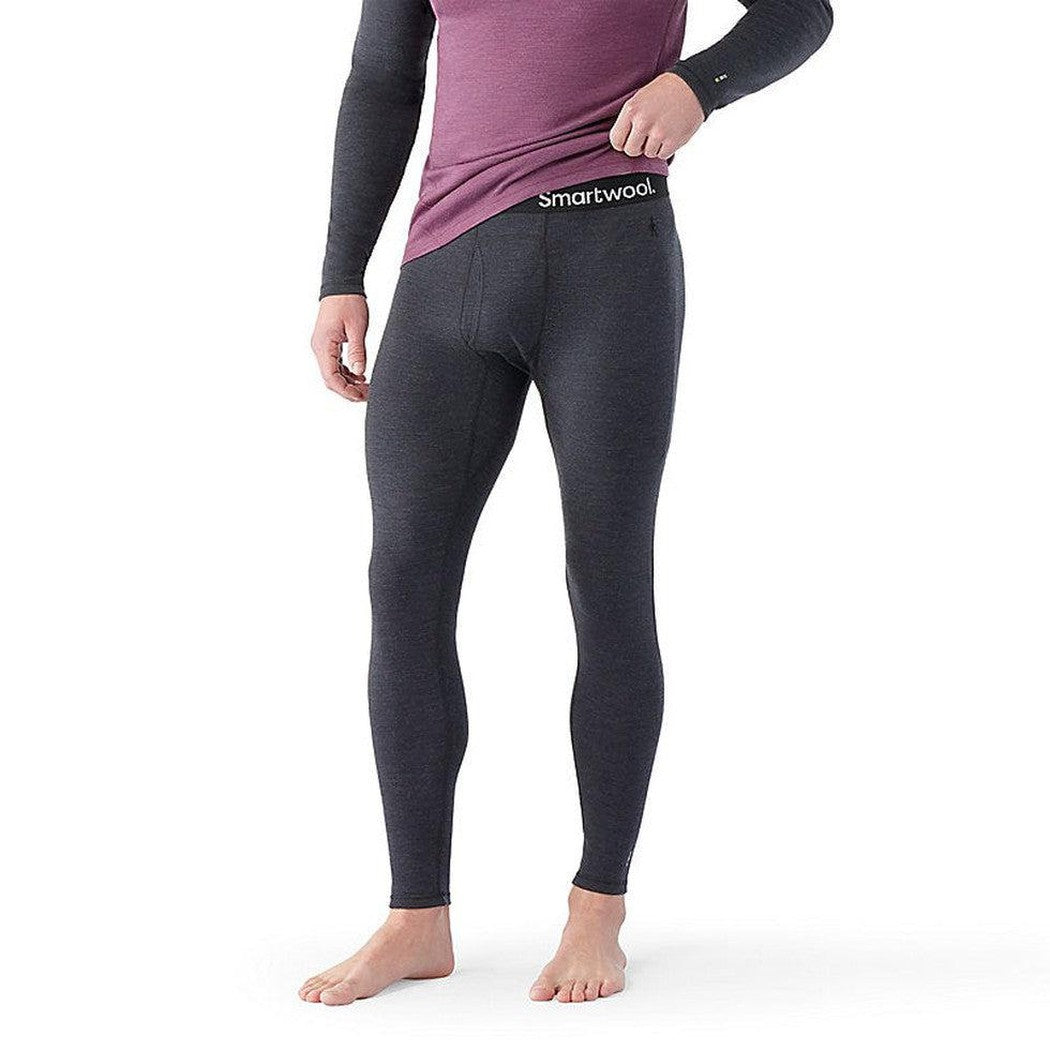 Smartwool Men's Classic Thermal Merino Base Layer Bottom-Men's - Clothing - Baselayer-Charcoal Heather-S-Appalachian Outfitters
