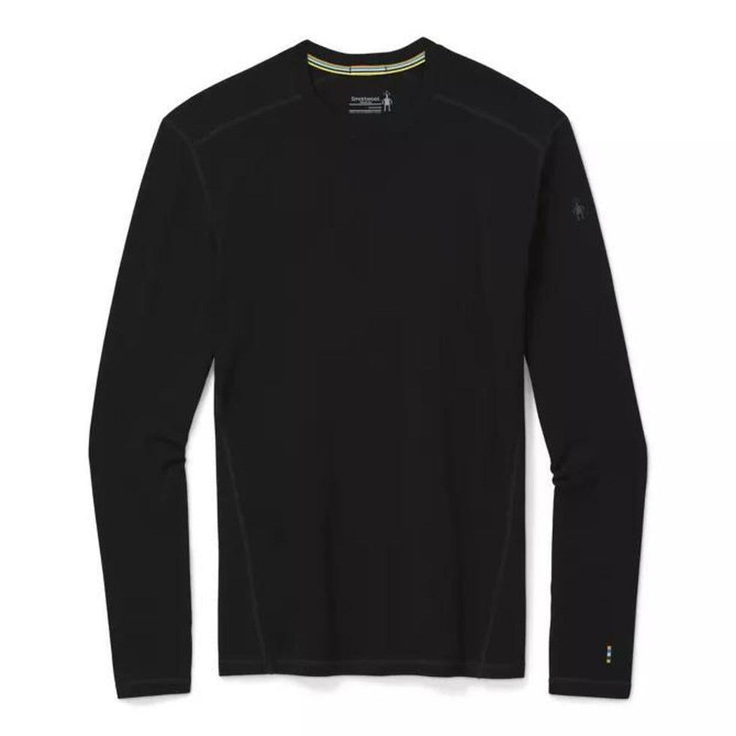 Smartwool Men's Classic Thermal Merino Base Layer Crew-Men's - Clothing - Baselayer-Black-S-Appalachian Outfitters