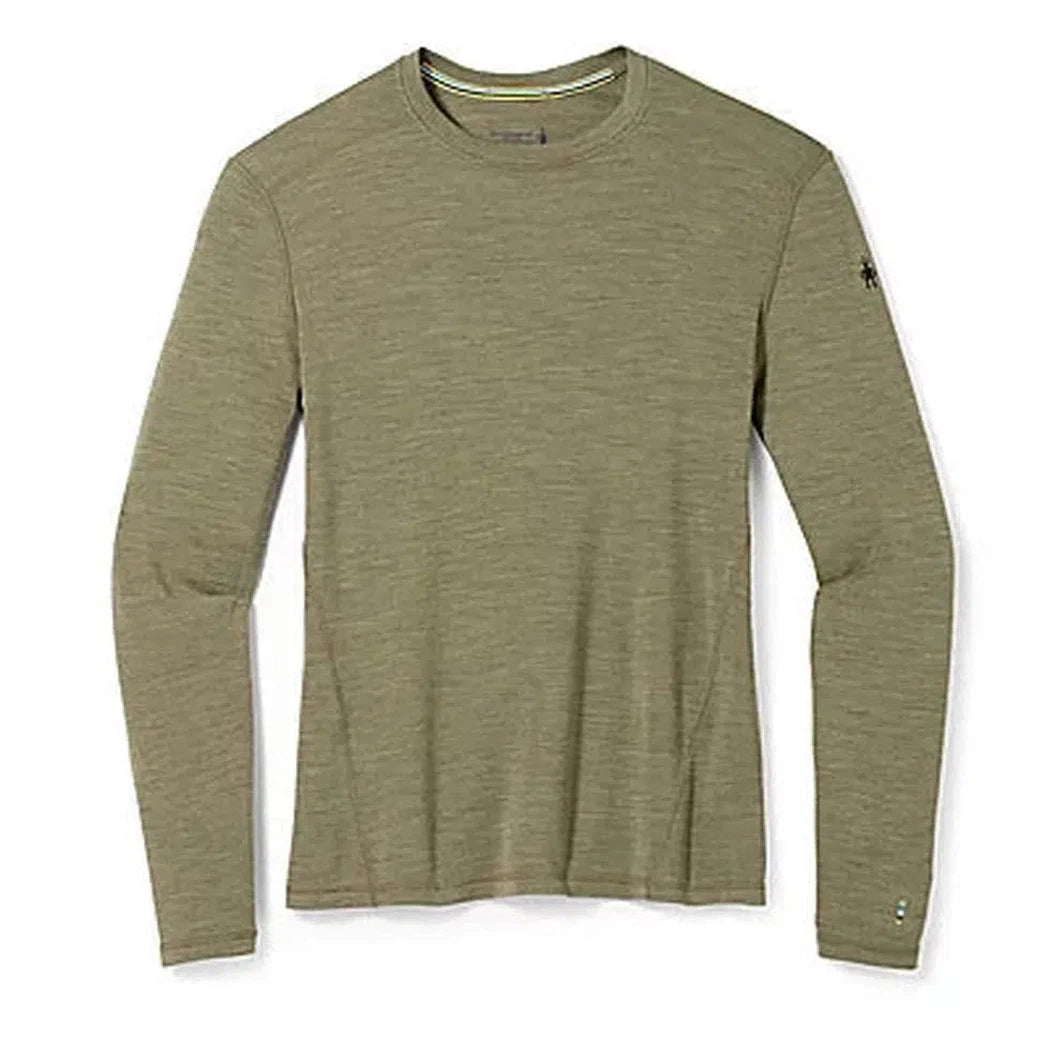 Smartwool Men's Classic Thermal Merino Base Layer Crew-Men's - Clothing - Baselayer-Winter Moss Heather-M-Appalachian Outfitters