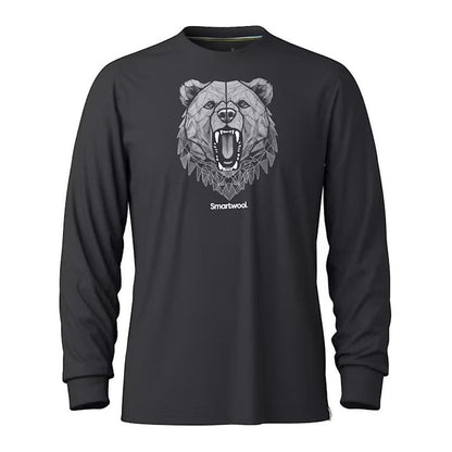 Smartwool Men's Geometric Bear Long Sleeve Graphic Tee-Men's - Clothing - Tops-Appalachian Outfitters