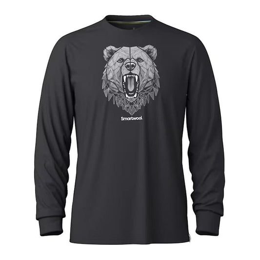 Smartwool Men's Geometric Bear Long Sleeve Graphic Tee-Men's - Clothing - Tops-Appalachian Outfitters