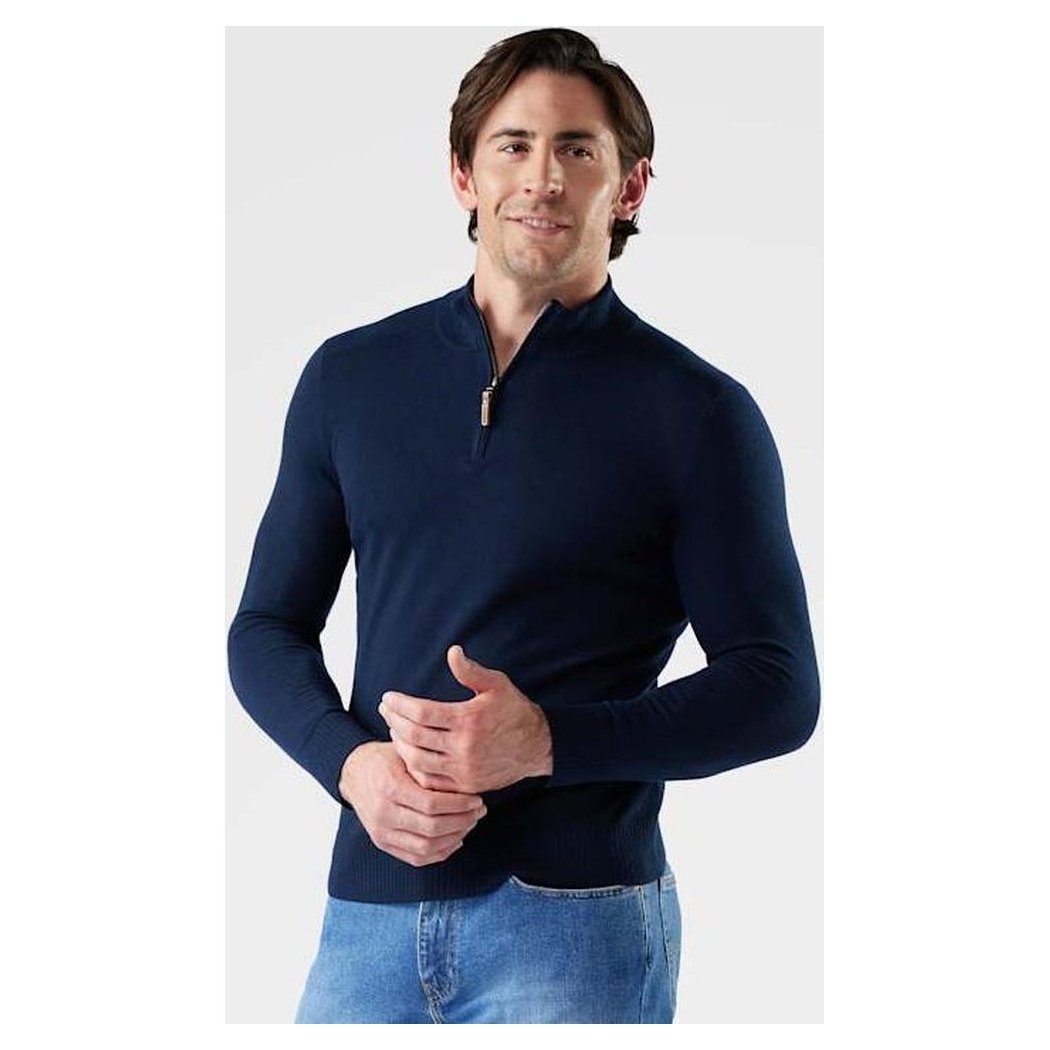 Smartwool Men's Sparwood 1/4 Zip Sweater-Men's - Clothing - Tops-Appalachian Outfitters
