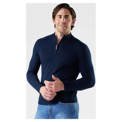 Smartwool Men's Sparwood 1/4 Zip Sweater-Men's - Clothing - Tops-Appalachian Outfitters