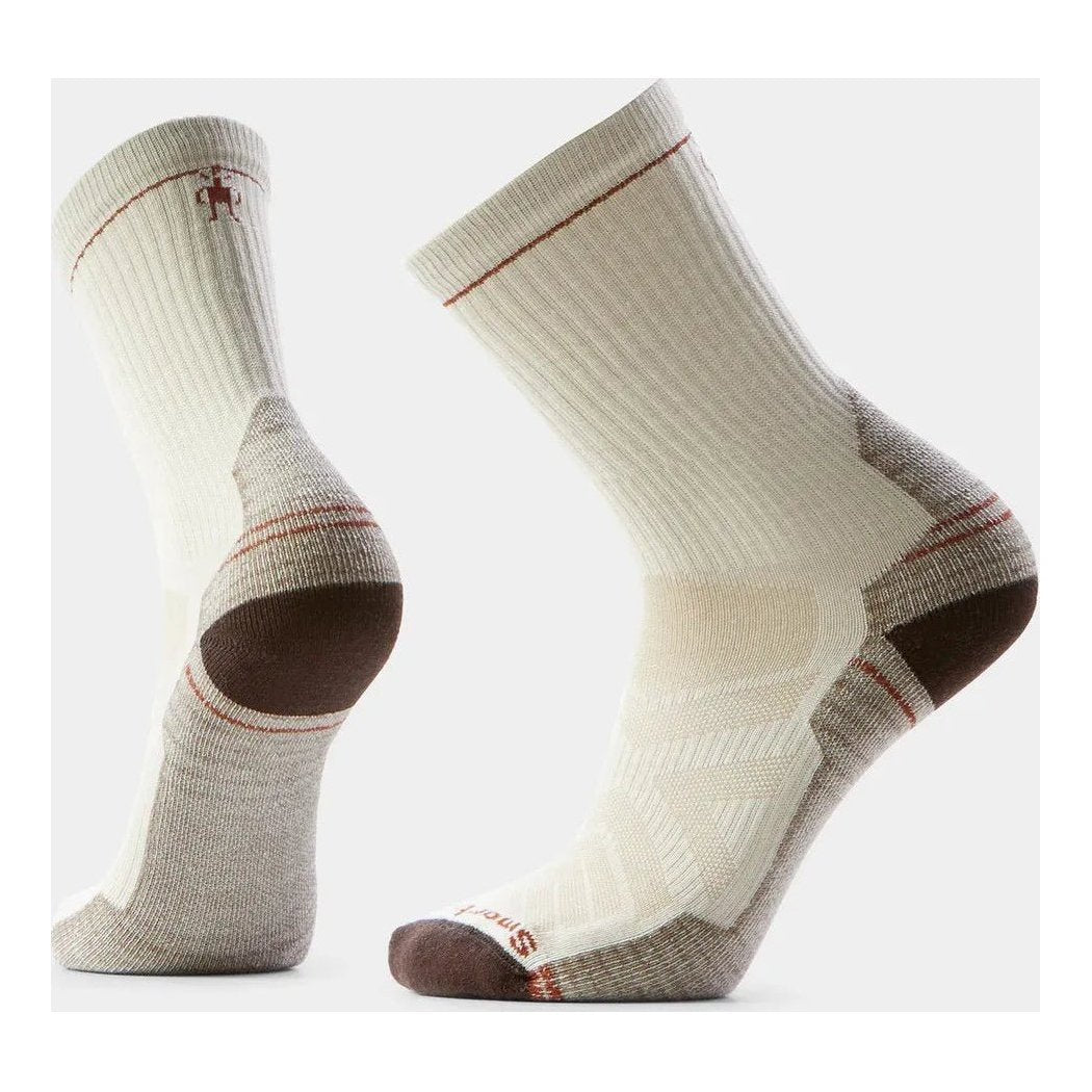Side view of the Smartwool Performance Hike Light Cushion Crew in Ash showing the heel and toe cushioning against a white background.