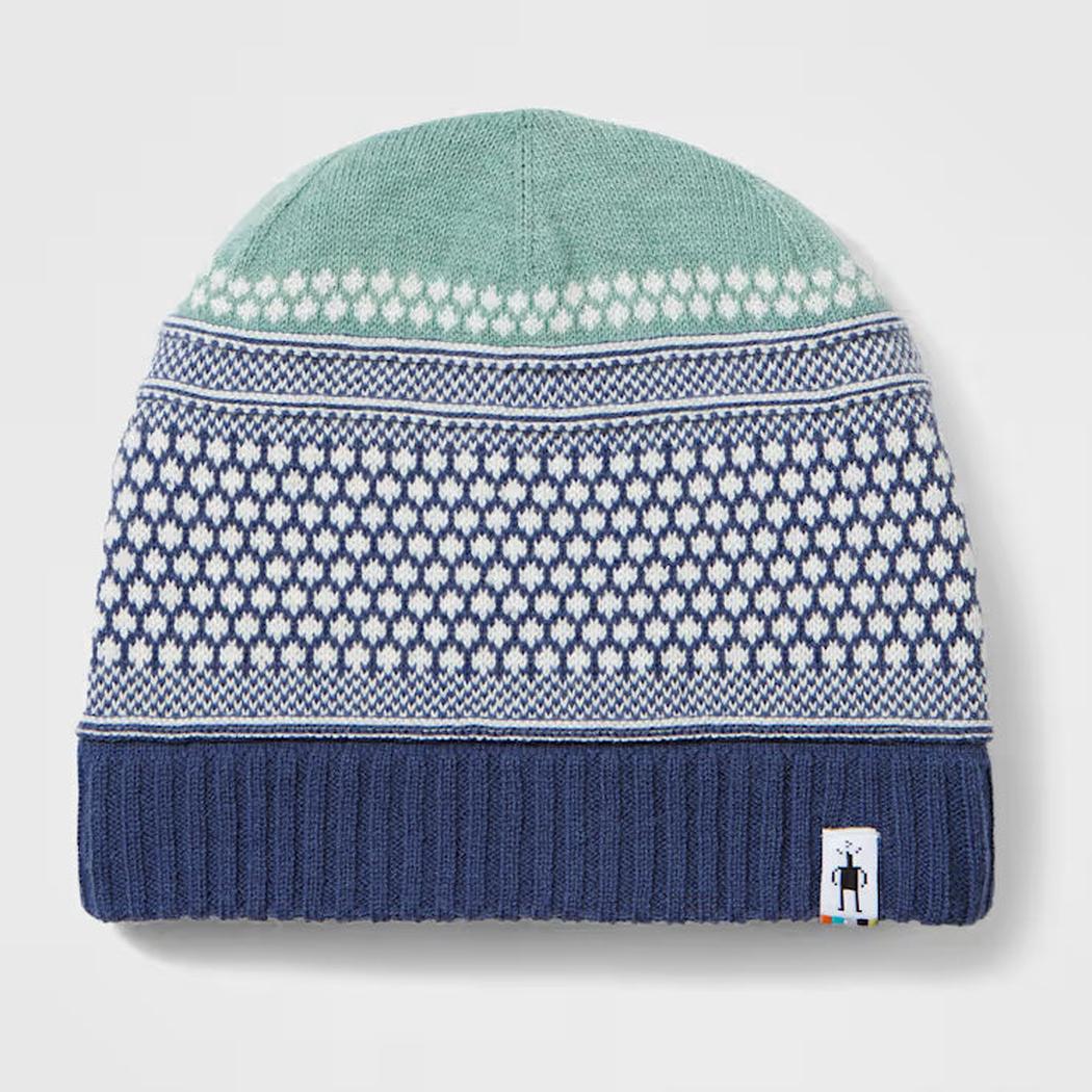 Smartwool Popcorn Cable Reversible Beanie-Accessories - Hats - Unisex-Nightfall Blue-Appalachian Outfitters