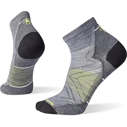 Smartwool Run Zero Cushion Ankle Socks-Accessories - Socks - Unisex-Medium Gray-M-Appalachian Outfitters