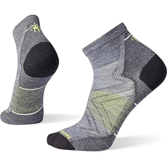 Smartwool Run Zero Cushion Ankle Socks-Accessories - Socks - Unisex-Medium Gray-M-Appalachian Outfitters