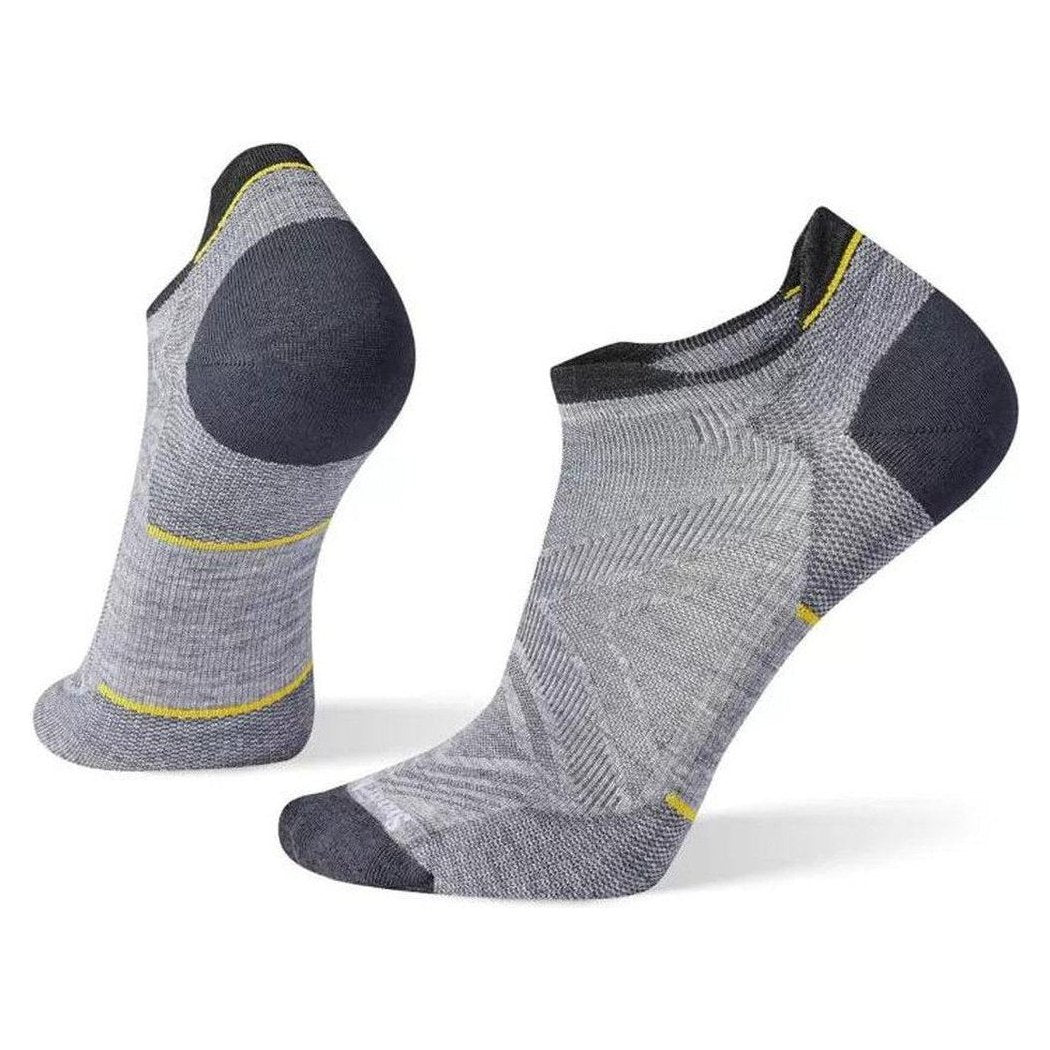 Smartwool Run Zero Cushion Low Ankle Socks-Accessories - Socks - Unisex-Light Gray-M-Appalachian Outfitters