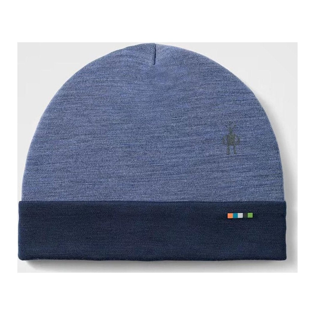 Smartwool Thermal Merino Reversible Cuffed Beanie-Accessories - Hats - Unisex-Night Blue/Deep Navy-Appalachian Outfitters